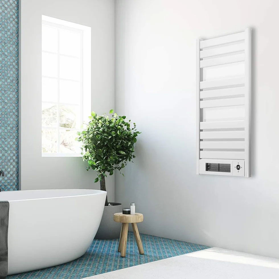 Cecotec Gotowa ciepła suszarka do ręczników z chłodnicą 9770 Ceramiczna kuchenka grzewcza wbudowana ceramika, 2000 W, ekran LED, pilot zdalnego sterowania, timera, regulowana temperatura, biała
