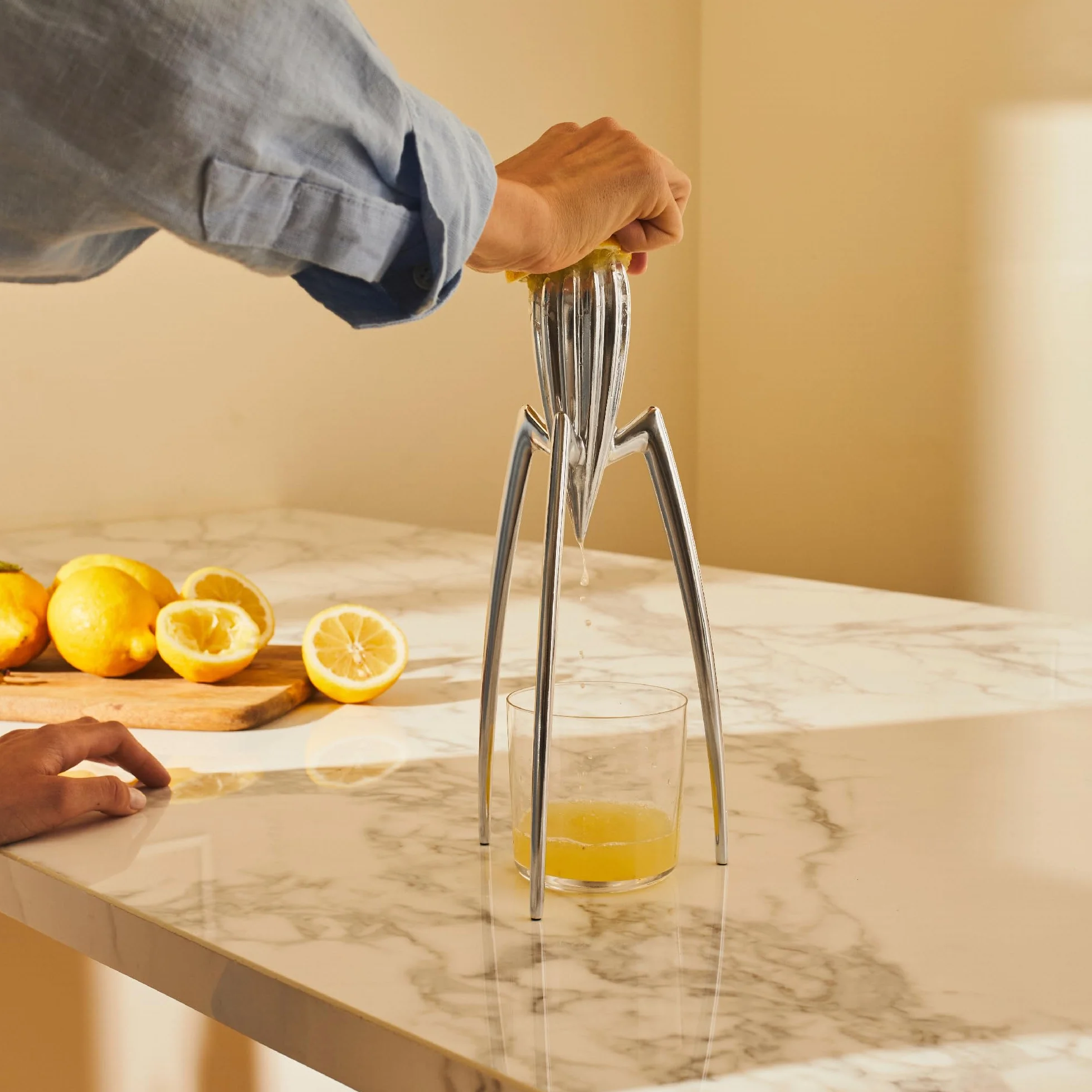 Alessi PSJS sokowirówka do cytrusów, aluminium, polerowana na wysoki połysk